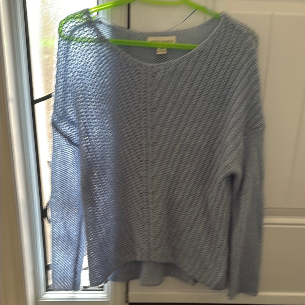 Cotton Country Blue Sweater